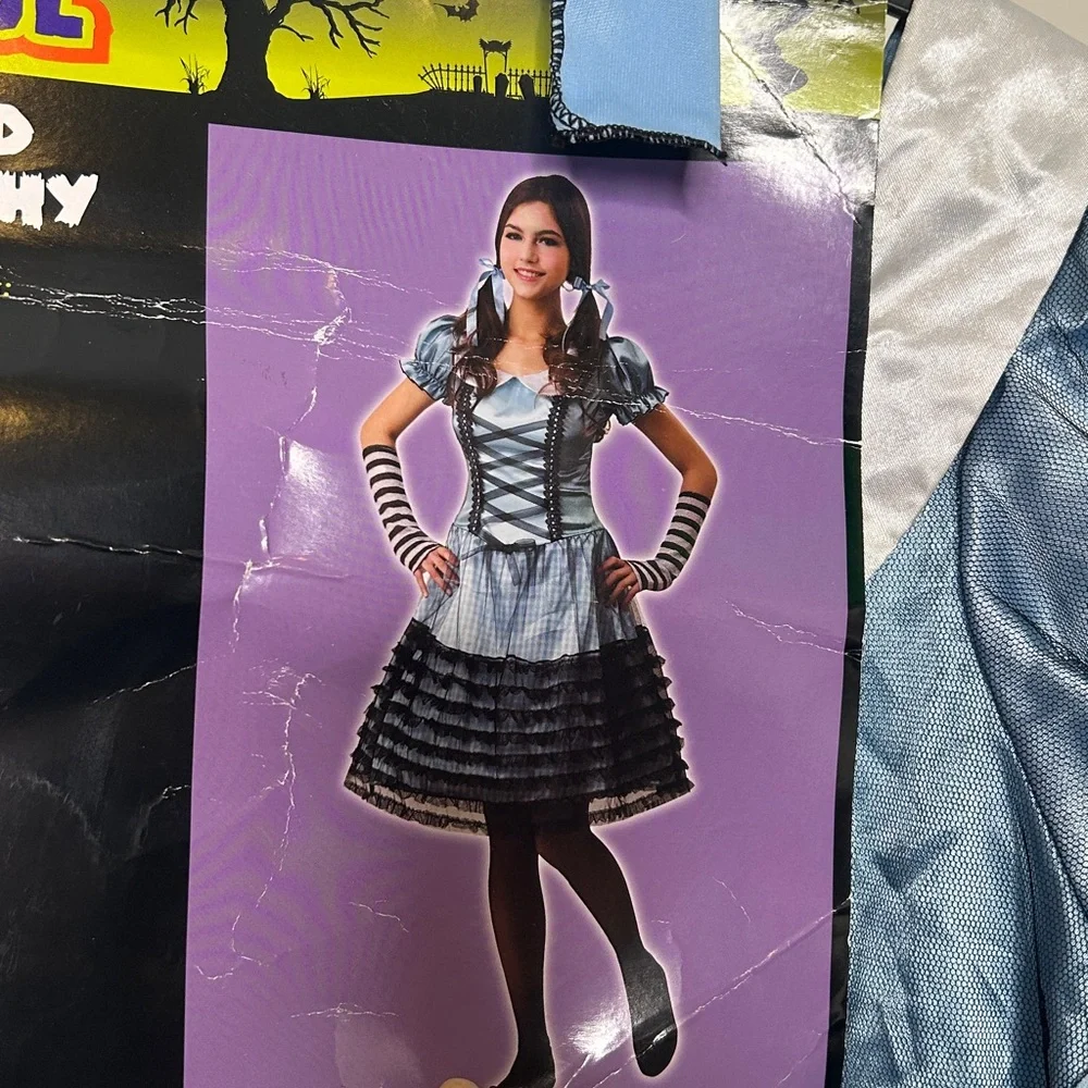 Wicked Dorothy Halloween Costume One Size Fits Most new A-26